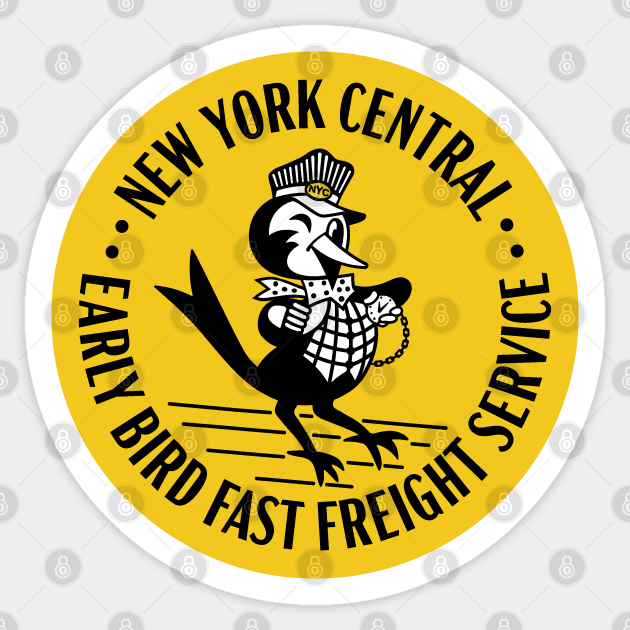 New York Central Early Bird Freight Service Sticker by BUNNY ROBBER GRPC